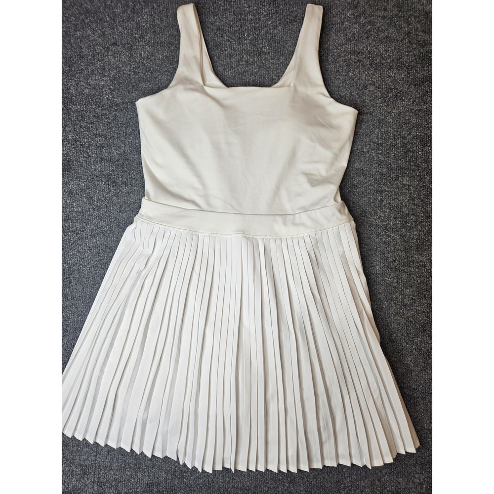 All In Motion Active Dress Sleeveless Tank Size Medium White Tennis Pickleball